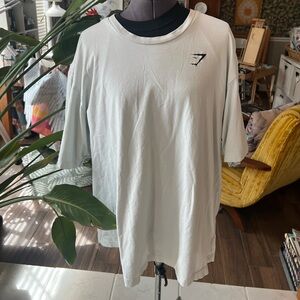 Gymshark Light Gray Short Sleeve Tee size 2XL
